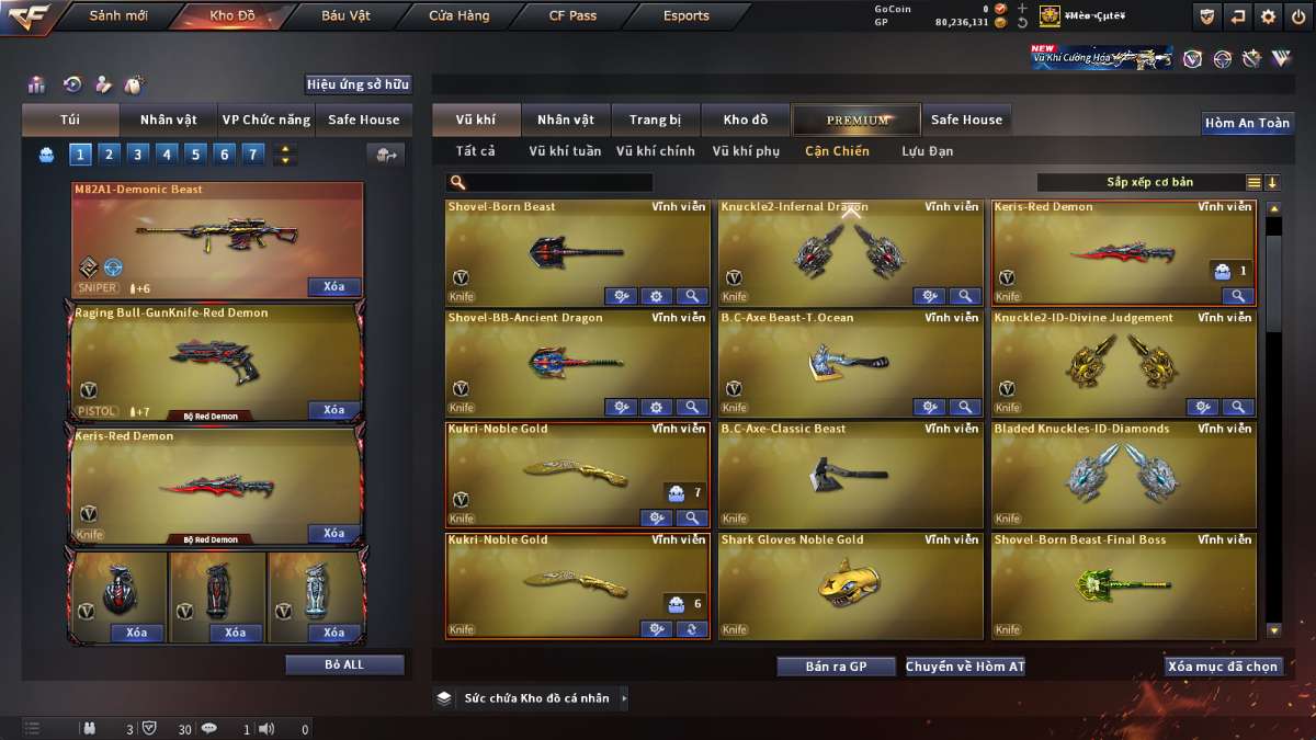 shop acc cf uy tin gia re